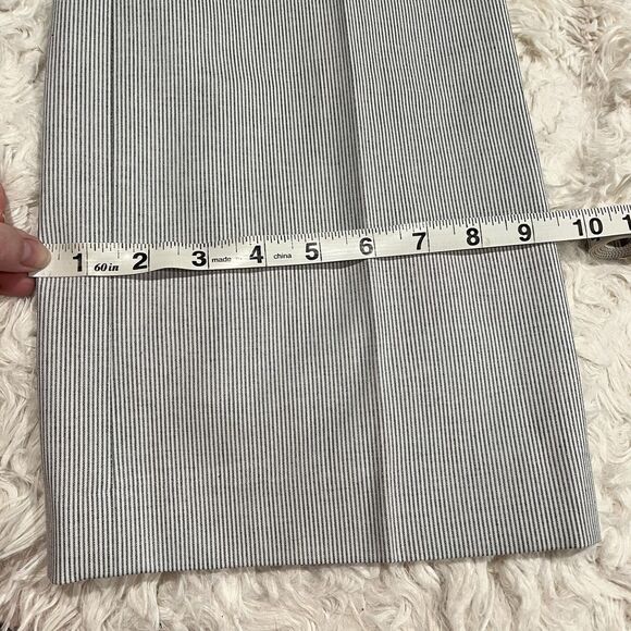 TALBOTS NEWPORT PANTS - Gray STRIPE - CURVY FIT SIZE 10 New With Tags - Picture 16 of 16